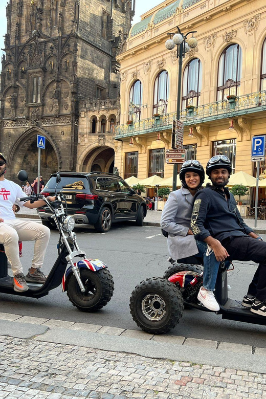 Prague Monastery & Panoramic Viewpoint Electric Trike Tour - A Smooth Way to See Prague on an Electric Trike