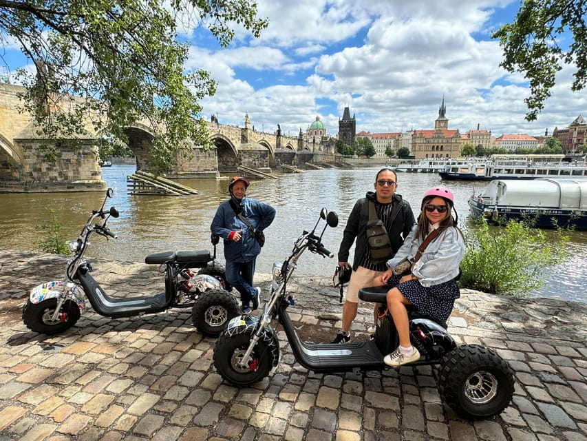 Prague Monastery & Panoramic Viewpoint Electric Trike Tour - John Lennon Wall, Kafka Museum, and Charles Bridge Without the Long Lines