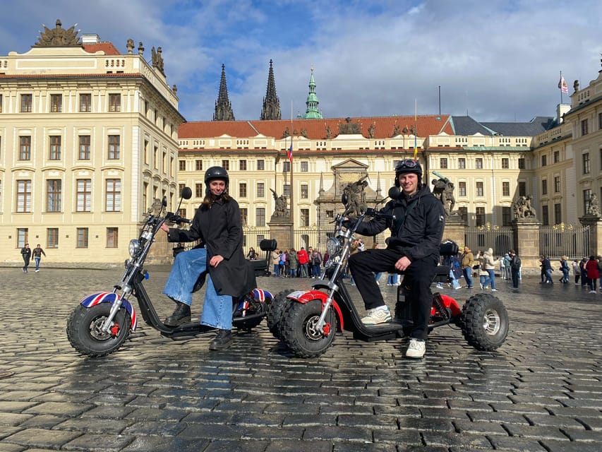 Prague Monastery & Panoramic Viewpoint Electric Trike Tour - From Rue de Paris to Old Town Prague, Finishing in Familiar Streets