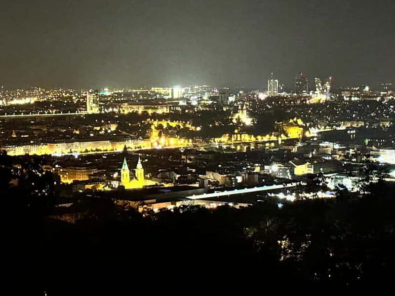 Prague: Night Walk through Prague Castle with City Views - St. Vitus Cathedral in the Night Sky: Legends With Real Anchors