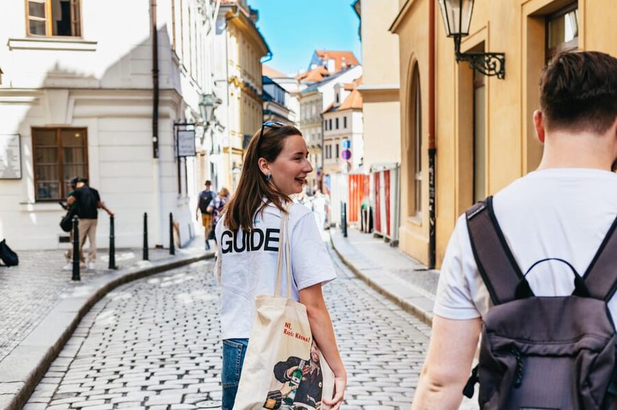 Prague: Old Town, Astronomical Clock and Underground Tour - Two guides, two styles: walking tour handoff