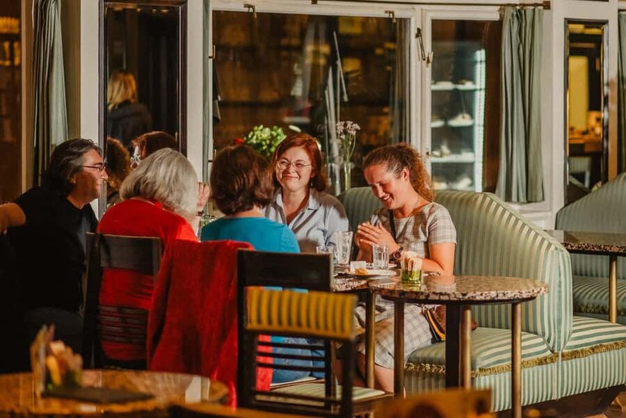 Prague: Old Town Fun Evening Food and Drink Tour - Aperitif and the coffee-and-dessert finale that feels local