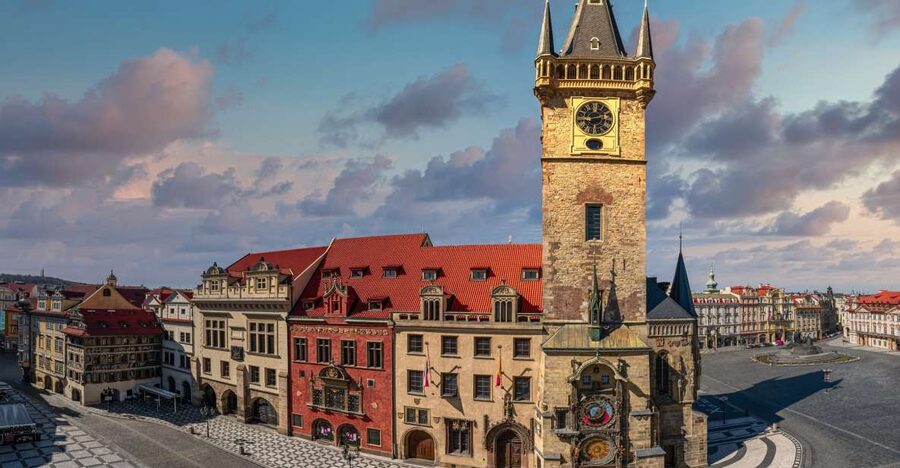 Prague: Old Town Hall Tower Entry Ticket - Walking up the tower: ramps, stairs, and the “traffic light” moment
