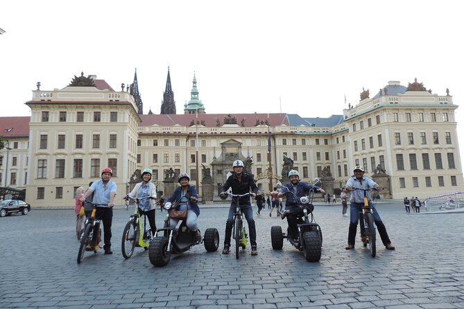 Prague Panoramic Views e-bike and e-Scooter guided Tour - Lennon Wall and Charles Bridge Photos Without the Whole Day of Walking
