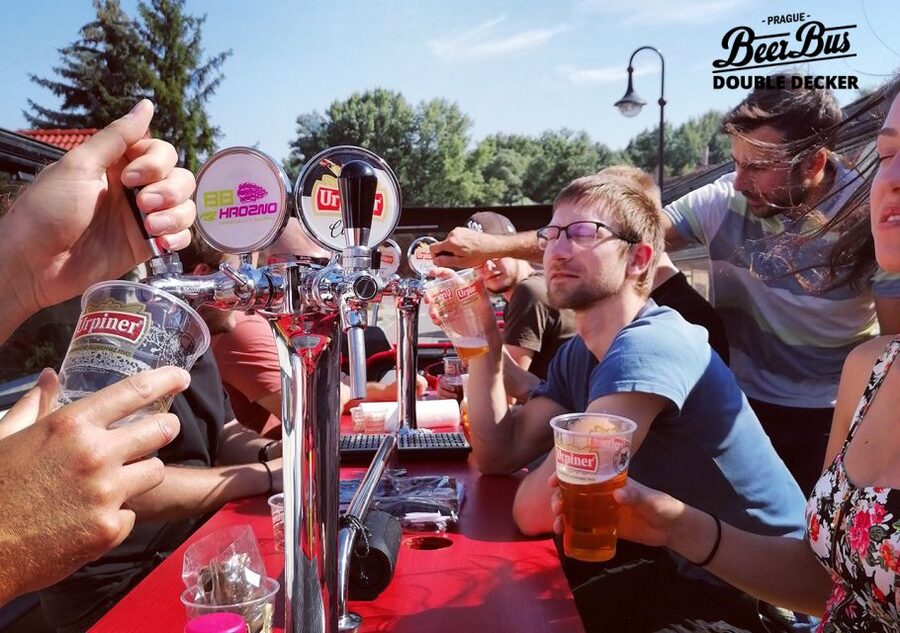 Prague: Party Beer Bus - The core route: major Prague sights in a short, fun loop