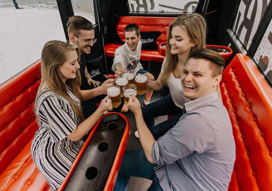 Prague: Party Beer Bus - The dance show moment, and why it works on this type of tour