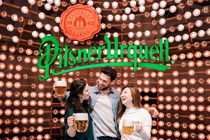 Prague Pilsner Urquell Experience with 3 Free Beer Tastings - Entering the Original Beer Experience rooms