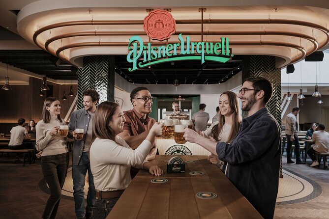 Prague Pilsner Urquell Experience with 3 Free Beer Tastings - The foam lesson you will actually remember
