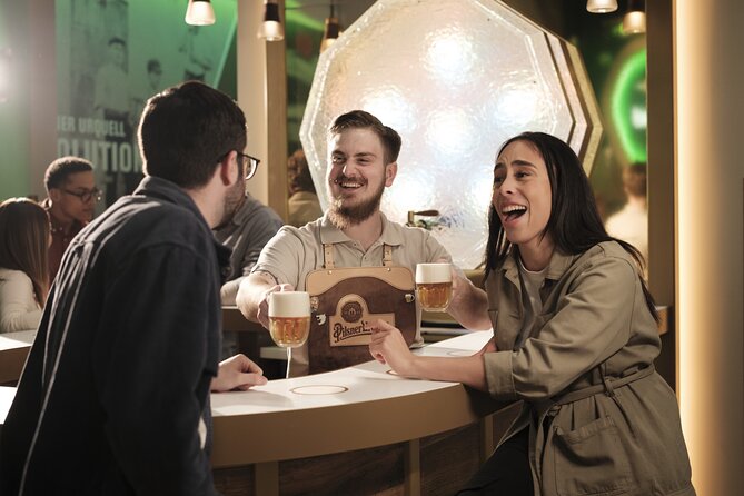 Prague Pilsner Urquell Experience with 3 Free Beer Tastings - The 360 game hall and the point of the interactivity