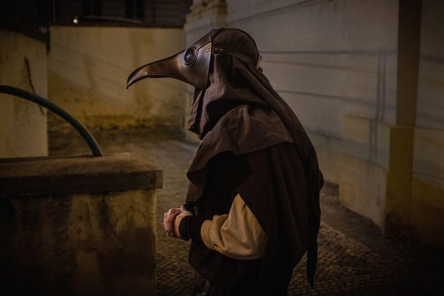 Prague: Plague Doctor Old Town History Walking Tour - Clementinum and Mariánské náměstí: learning the city’s layout the hard way