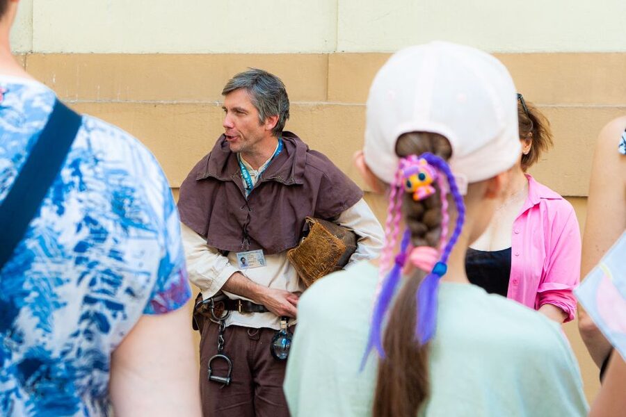 Prague: Plague Doctor Old Town History Walking Tour - Starting at Seminářská: your anti-plague pill moment and first street instructions