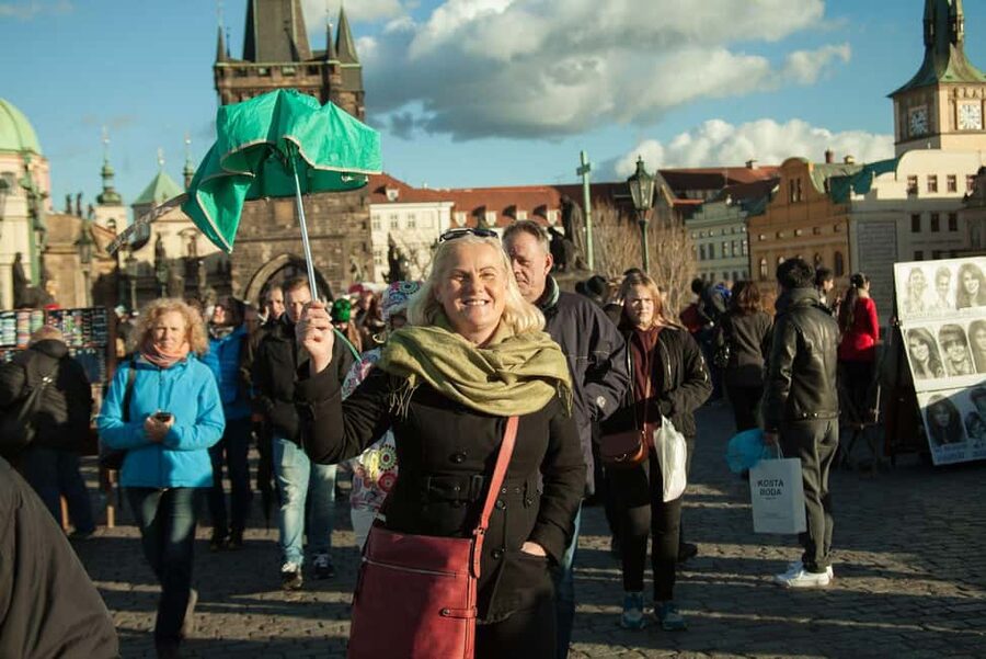 Prague: Prague Castle Walking Tour with Golden Lane in German - The Tram Ride Up to Prague Castle: Save Your Energy