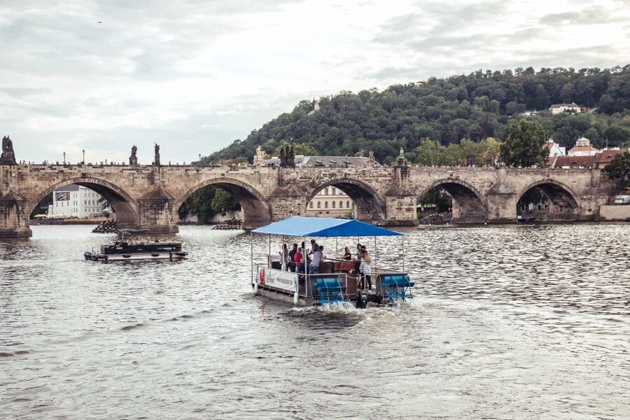 Prague: Private Cycle Boat River Tour with Beer or Prosecco - Beer vs prosecco: how to choose and keep it relaxed