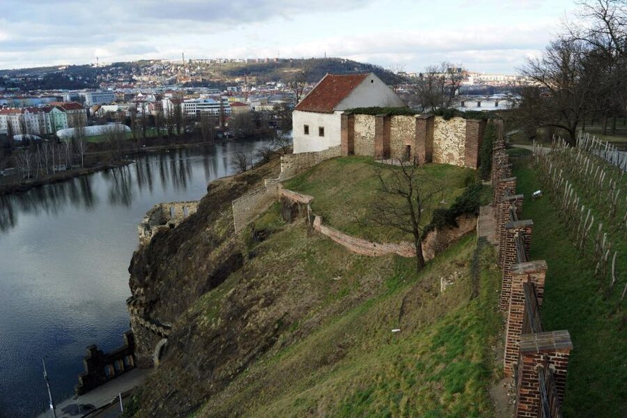 Prague: Private tour to the historic fortress of Vyšehrad - The viewpoint above the Vltava: Prague Castle and Charles Bridge in one frame