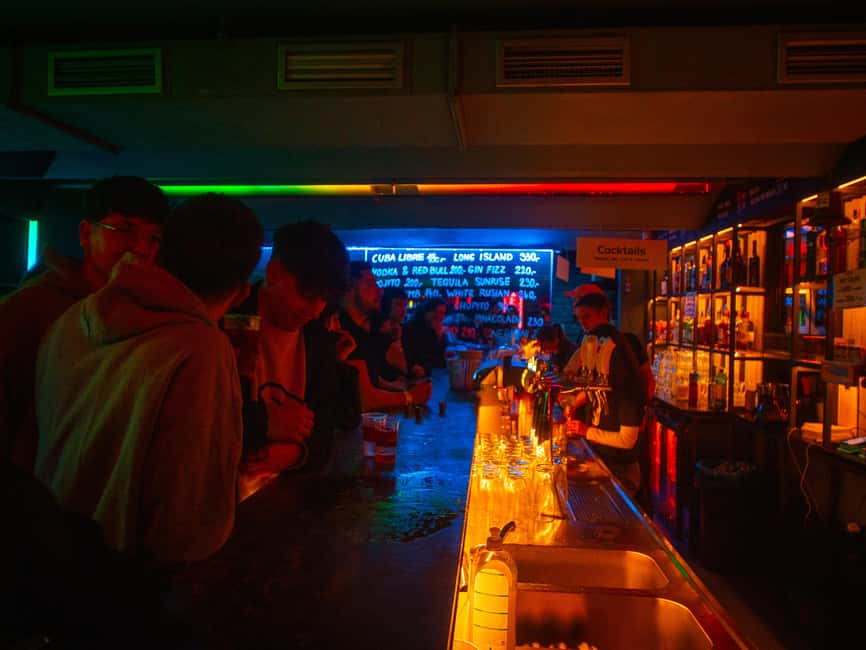 Prague: Pub Crawl with Karlovy Lazne Entry and shots - The First Bar Moment: Welcome Shot Plus One Draft Beer or Wine