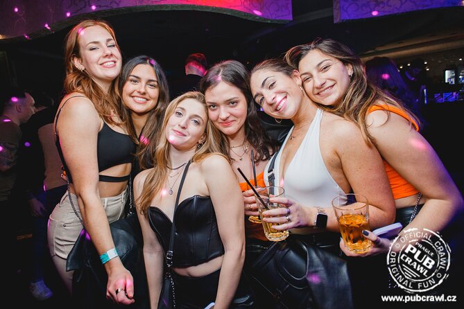 Prague Pub Crawl with Unlimited Drinks & 5 story club Entry - Karlovy Lazne: VIP Entry Into a 5-Story Club Finish