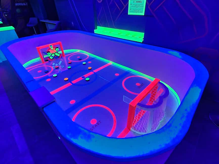 Prague: Punk Minigolf Glow-in-the-Dark Entry Ticket - Social play that works for couples, friends, and families