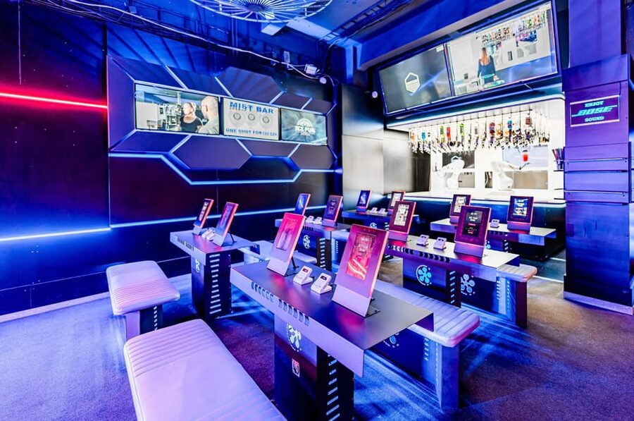 Prague: Robotic Bar Entry with a Drink Included - The 100+ bottle ceiling and the under-90-seconds speed factor