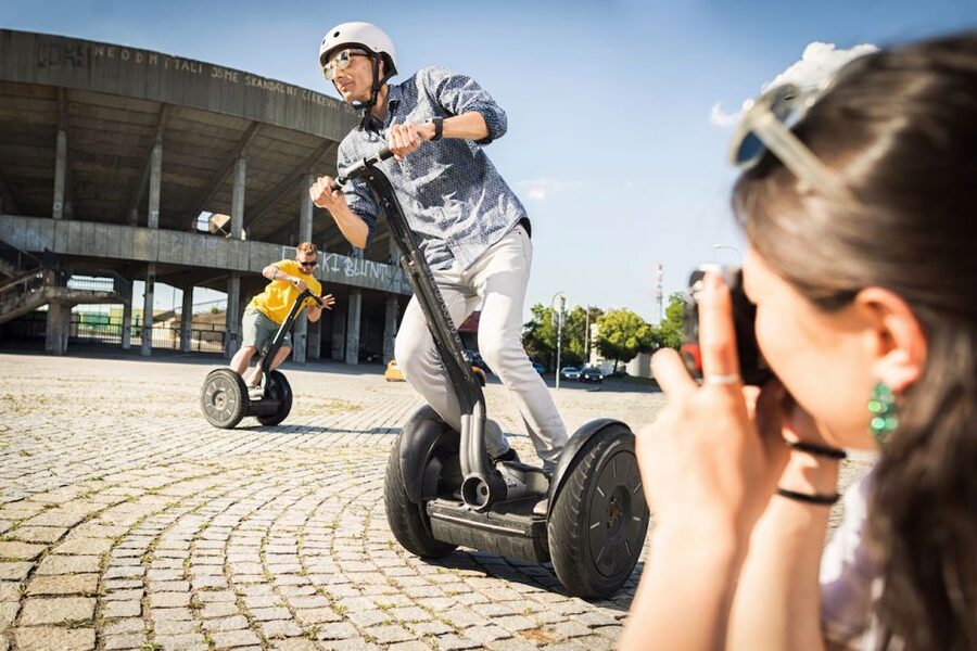 Prague: Segway Tour + Taxi Transfer & Monasteries mini-group - Segway training in about five minutes (and what to wear)