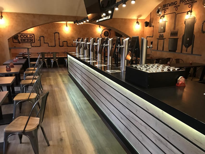 Prague: Self-Pour Czech Beer-Tasting Experience - Food and drinks, using the card when you start getting hungry