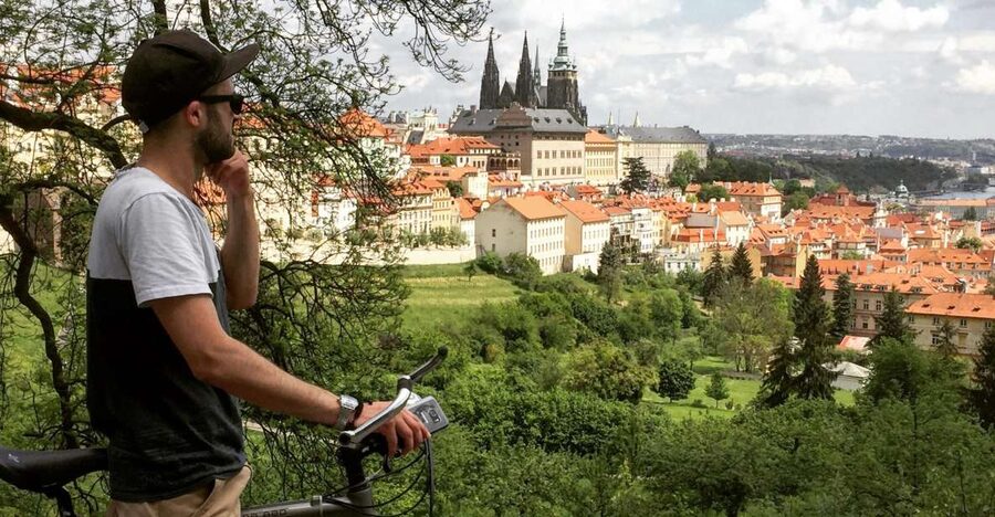 Prague: Stunning Viewpoints, Castle, City & Park E-Bike Tour - The Prague Metronome Stop and the Stalin Statue Story