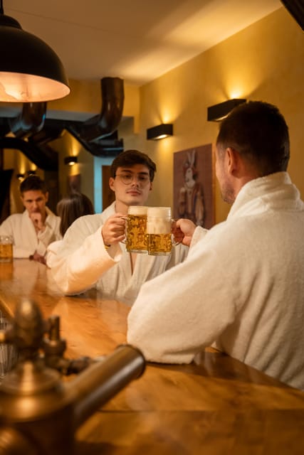Prague: The Largest Beer SPA with Unlimited Beer Consumption - The Beer Bath Itself: Yeast, Hops, Warm Water, and the Included Pour