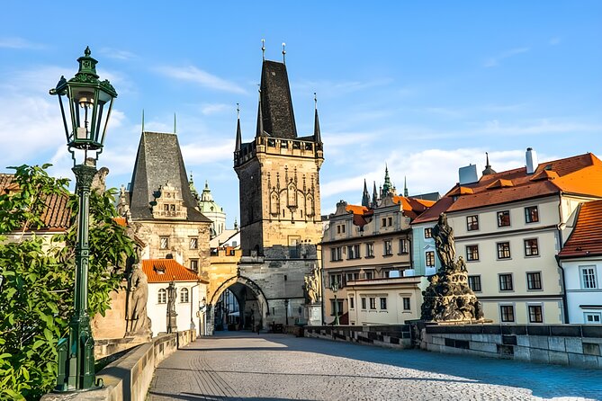 Prague to Full in Small Groups - Old Town exterior hits: Astronomical Clock, Powder Tower, and Old Town Square