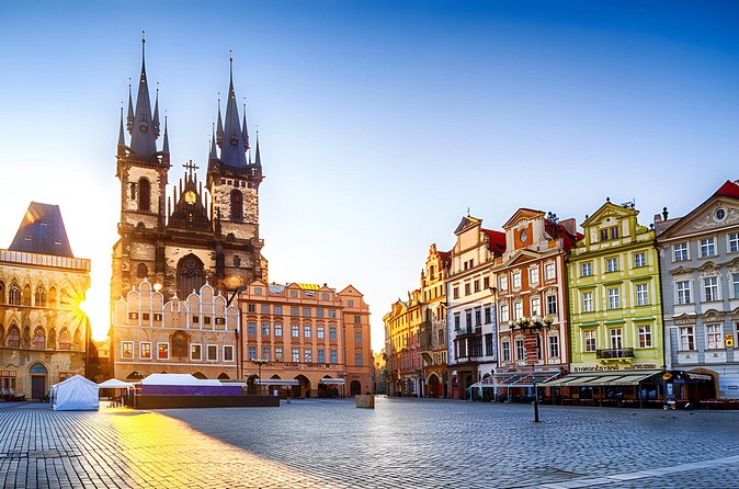 Prague to Full in Small Groups - Church stops you actually enter: Church of Our Lady before Týn and St. James the Greater