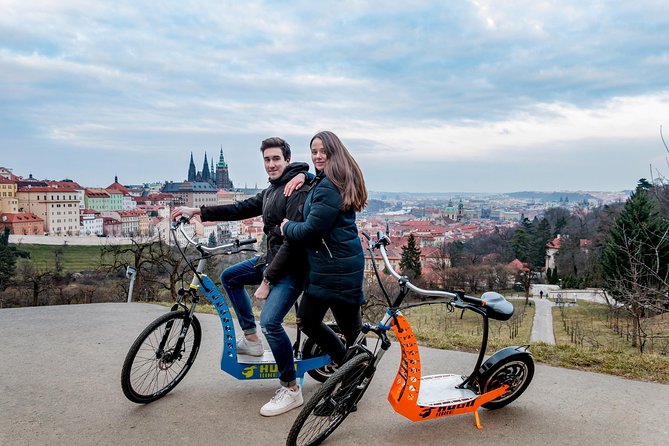 Prague Trike & e-Scooter Tour: Castle Viewpoints & Charles Bridge - Guides and photos: how the tour becomes more than movement