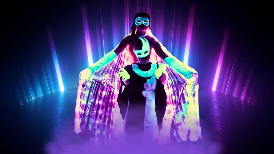 Prague: Underground Black Light Theatre Interactive Show - Music, Movement, and the HILT Team Behind It