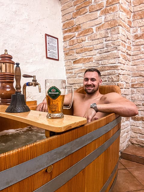 Prague: Ungelt Bernard Beer Spa with Beer & Optional Massage - Key Points to Know Before You Go