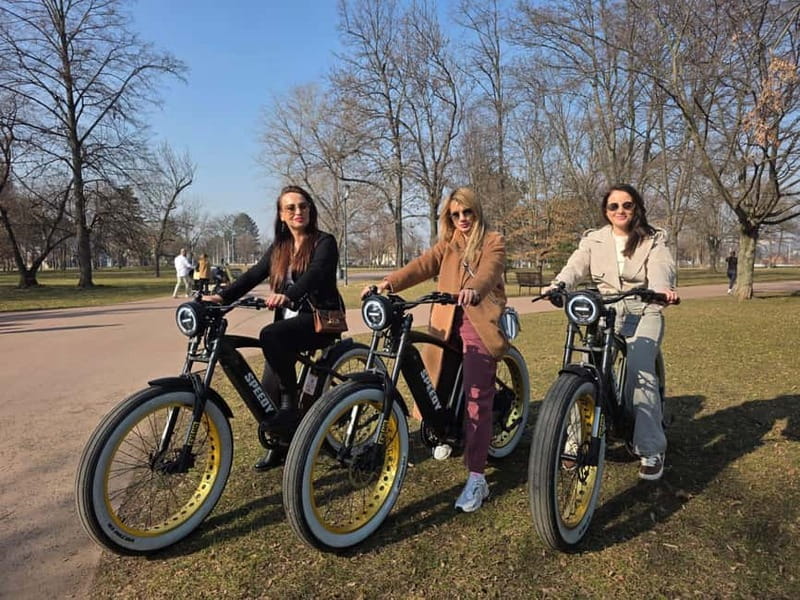 Prague Viewpoints & Historical Ebike Tour - Retro e-bikes, helmets, and a real setup before you roll