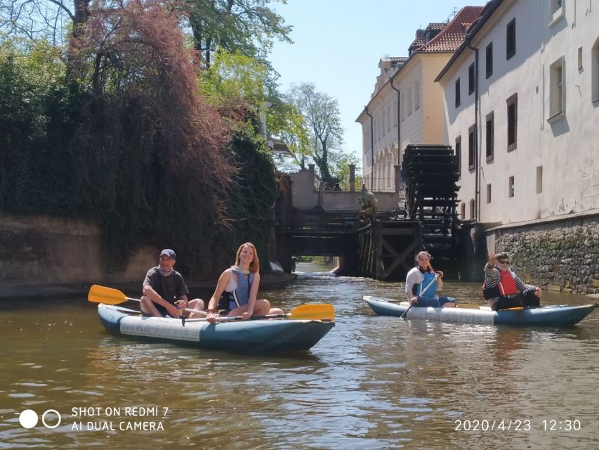 Prague: Vltava River Guided Canoeing Tour - Getting Wet: Swim Time and the High-Wall Jump Moment