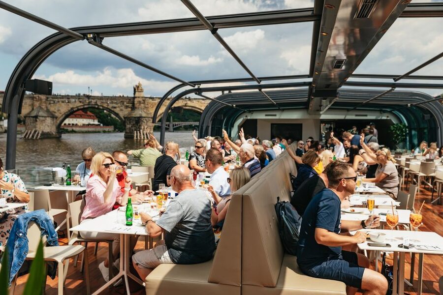 Prague: Vltava River Lunch Cruise in an Open-Top Glass Boat - Weather, open-deck comfort, and the “how long will I feel cold?” reality