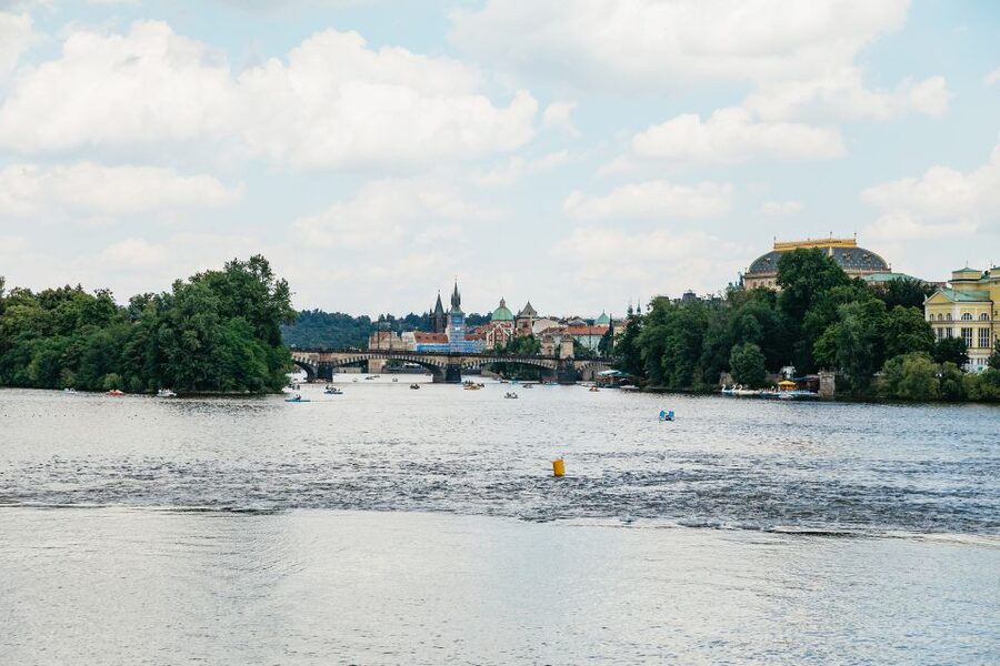 Prague: Vltava River Lunch Cruise in an Open-Top Glass Boat - Kampa Island, Dancing House, and the sights you do not always get