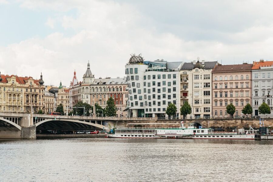 Prague: Vltava River Lunch Cruise in an Open-Top Glass Boat - How the online audio commentary and maps help you follow along