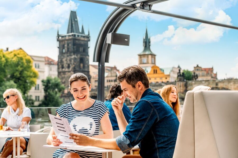 Prague: Vltava River Sightseeing Cruise - Onboard Comfort: Open Views, Glass Decks, and Wi-Fi