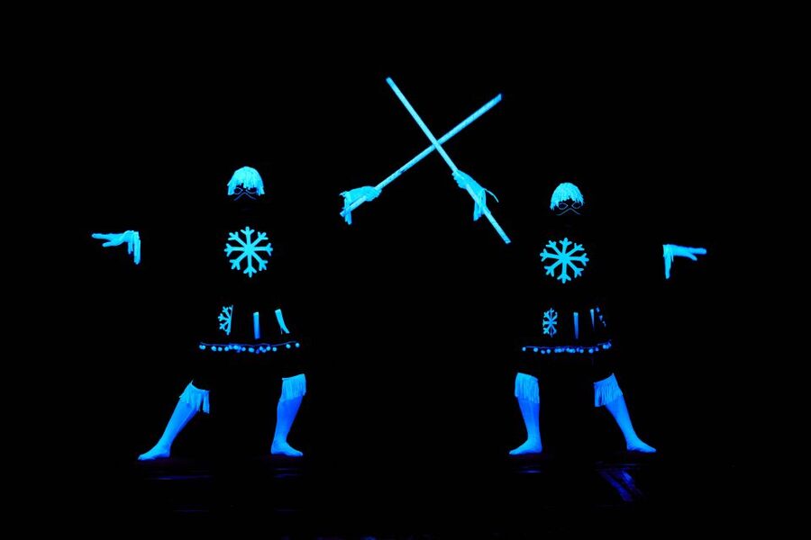 Prague: WOW Show Black Light Theater - Audience interaction, how to handle participating without losing your fun