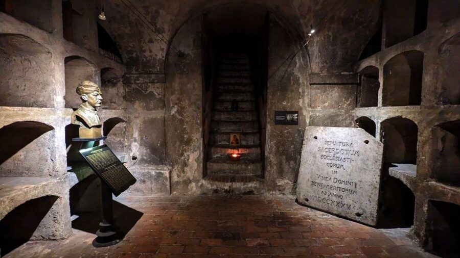 Prague: WWII Guided Tour & The Crypt of Operation Anthropoid - Saints Cyril and Methodius crypt: where Operation Anthropoid lands emotionally
