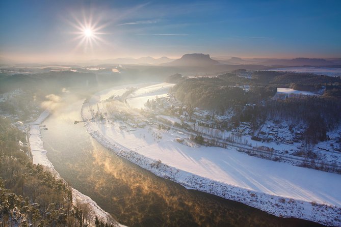 Pravcicka Gate & Bastei Bridge Winter National Park Tour from Prague - Bastei Bridge in Saxon Switzerland: the Elbe canyon viewpoints