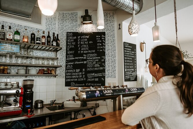 PRIVATE 4 Hour Tour: Czech Beers & Tapas in Prague's Local Areas - New Town streets and art venues: where the beer tapas pairing starts to feel local