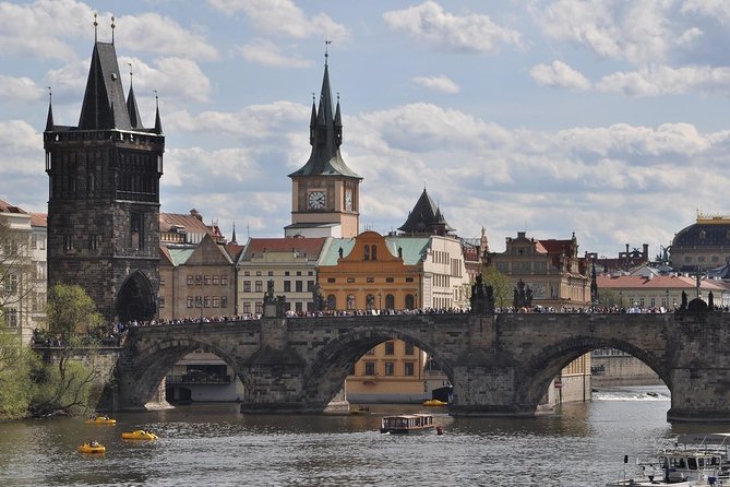 Private Half-Day Sightseeing Tour in Prague - Charles Bridge area quick stop: iconic, crowded, and efficient