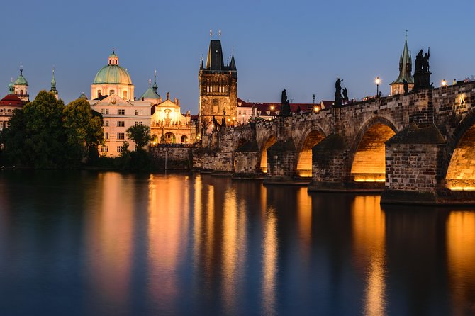 Private Sightseeing in Prague By Night - From Wenceslas Square to Municipal House and the Charles Bridge photo run