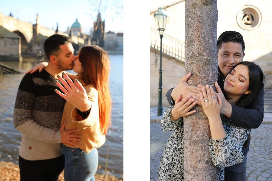 Professional photoshoot at Charles Bridge & Kampa island - Key moments that make this Prague photoshoot worth it