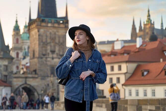 Professional photoshoot at Charles Bridge Prague - Polina’s Approach: Friendly Direction That Helps You Look Natural