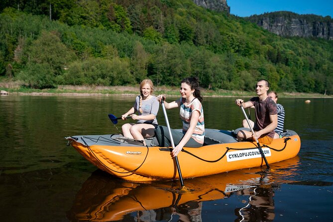 Rafting from Děčín to Bad Schandau and back on bikes - Choosing your pace in Bad Schandau: town break or straight back