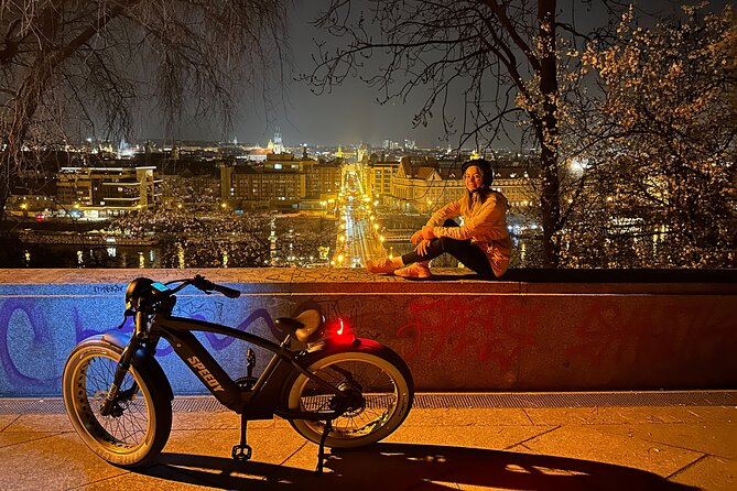 Retro Style E-Bike Night Tour in Prague - Live Guided - Strahovsky Klaster: church views and a monastery beer moment