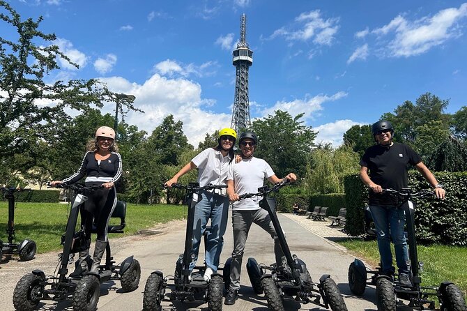 Scooter tours to Prague Castle and views. - Electric scooters, seated option, and how the ride really feels on this route