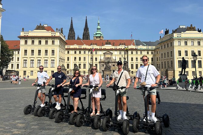 Scooter tours to Prague Castle and views. - Letná Park, Prague Metronome, and the best skyline payoff for the effort