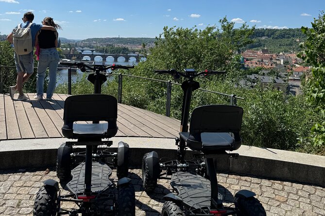 Scooter tours to Prague Castle and views. - Prague Castle Square viewpoints, passing through instead of touring inside